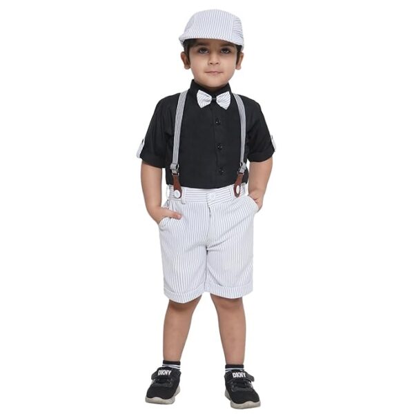 AJ DEZINES Kids Casual Wear Clothing Cotton Shirt Short Set For Boys