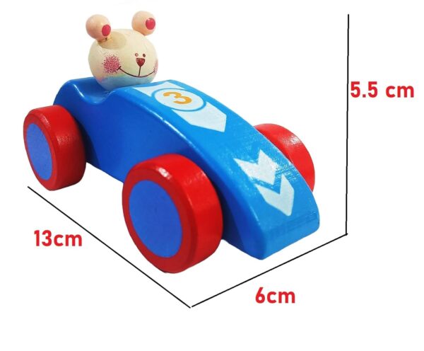 Amitasha Wooden Toy Pull Along Toy Car