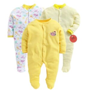 EIO® 100% Cotton Rompers for Infants Newborn Baby Boys & Girls