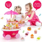 LONGMIRE Plastic Luxury Sweet Shop Cart for Kids