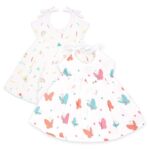 Kidbea Muslin Cotton Frock Cloth for Baby Girl