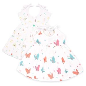 Kidbea Muslin Cotton Frock Cloth for Baby Girl