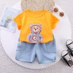 Googo Gaaga Boy's Cotton T-Shirt With Shorts