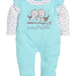 BABY GO 100% Pure Cotton Romper for Baby Girls