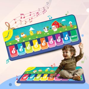 CAREIT Baby Farm Animal Piano Mat