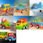 BELOXY Unbreakable Transportation Toy Cars Set 7