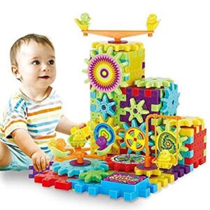 Chocozone Battery Operated 81pcs Rotating Building Blocks