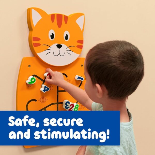 LUXURY ARTS - Wooden Cat Activity Wall Panel