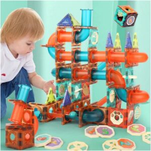 Amazplus Light Magnetic Tiles Building Blocks for Kids