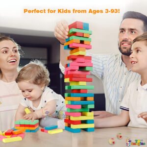Colorful Wooden Stacking Games For Kids