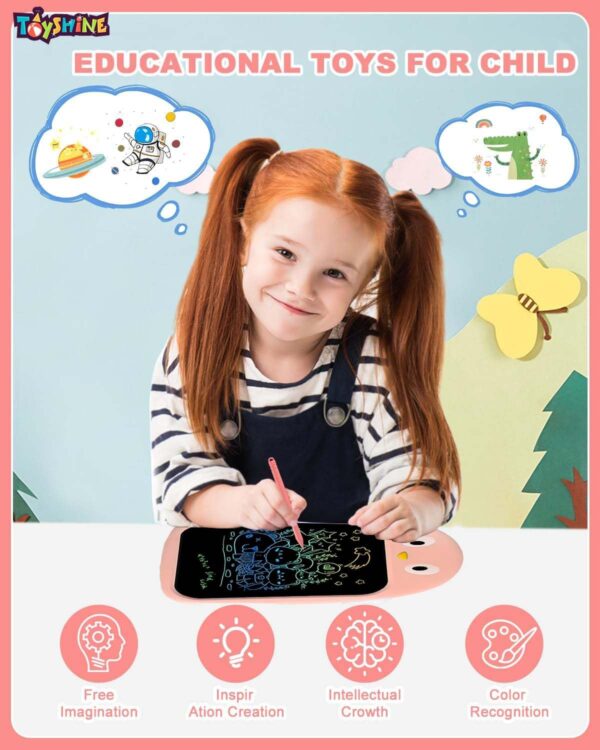 Toyshine Writing Tablet 8.5 Inch Colorful Screen Doodle Board
