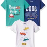 100% Soft & Pure Cotton Short Sleeve Stylish Comfy Printed Regular Fit T-Shirts (Pack of 3)