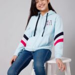 Alan Jones Clothing Cotton Hooded Sweatshirt for Girls