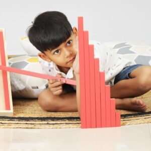 LITTLE GINNIE Montessori Red Rods