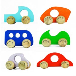 Wooden Truck Toy Car Combo Set