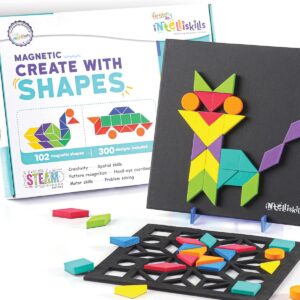 Intelliskills Premium Magnetic Create With Shapes STEM Puzzle for Kids