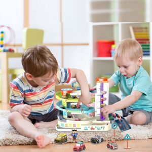 HIRNAYA Car Race Tracks for Boys