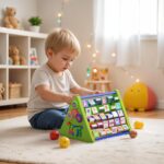 Happy Bear 8-in-1 Activity Triangle Toy for Kids