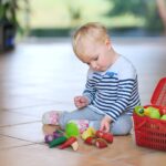 Amazon Brand - Jam & Honey Fruit and Vegetable Basket Toy for Kids