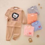 Bold N Elegant Winter Warm Fleece Kid's Car Robot Cartoon Print Thick Sweatshirt