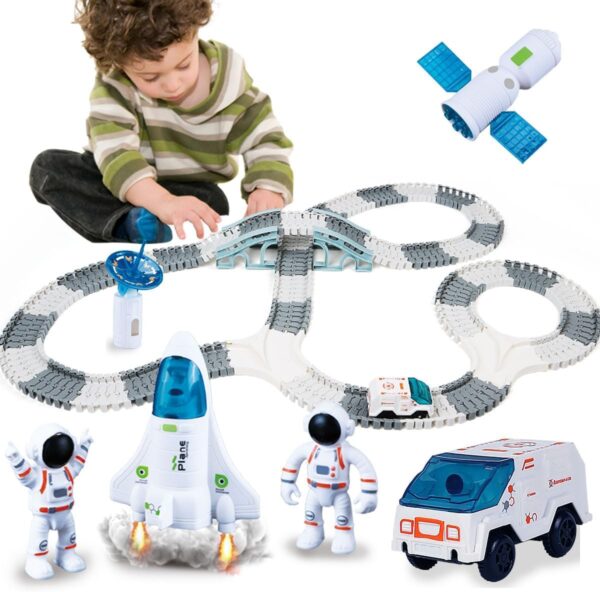 SOFTIES Space Track 348 Pcs Toys for Kids