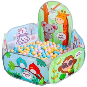 Magicwand Mesh Multi-Colored Cartoon Theme Basket Ball-Pool【25 Balls】