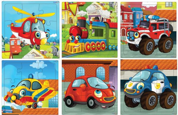 Fiddlys Wood Jigsaw Puzzles for Kids
