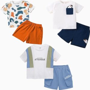 KIDIS LAND Cotton Clothing Sets for Baby Boys & Baby Girls