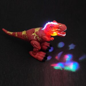 VGRASSP Egg Laying Dinosaur Toy with Light, Sound, Music and Movements