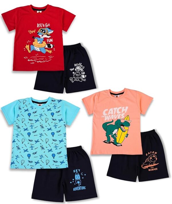 NAAVAI Baby Boy and Baby Girl Cotton Clothing Sets