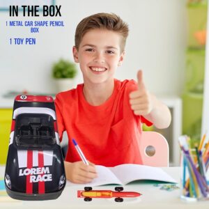 Unique Car Shape Pencil Box with Pen for Kids