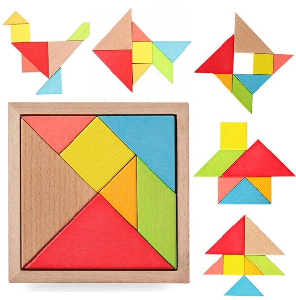 Simple Days Wooden Tangram Puzzle