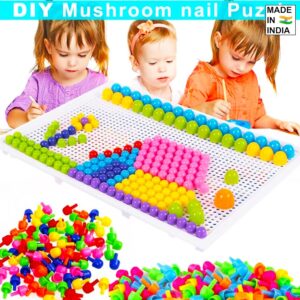 Parteet Creative Jigsaw Puzzle Building Nails Blocks