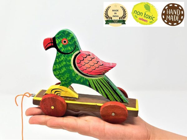 A&A Kreative Box Wooden Pull Along Toy