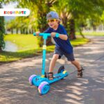 Kidsmate Rider Pro Kick Scooter with Broad PU LED Wheels