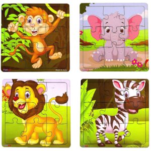 Fiddlys Kid's Wooden Jigsaw Puzzle Games for Children