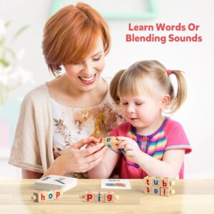 Coogam Wooden Reading Blocks