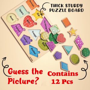 XH TOYS Shape and Color Puzzle Engaging Educational Toy for Kids
