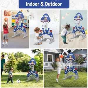 Metreno 5in1 Kids Basketball Set at Home