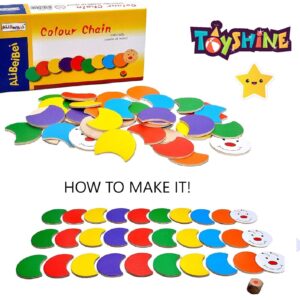 Toyshine Wooden Color Chain Sorting Snail Toy