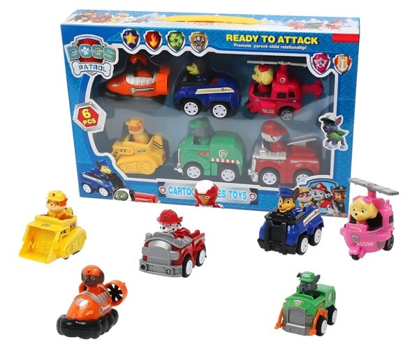 Nizomi Mighty Pup Buddies Rescue Team 6pc Master Pack