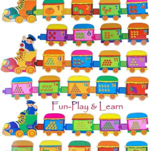 Toyshine 123 Train Puzzle Numbers Toy