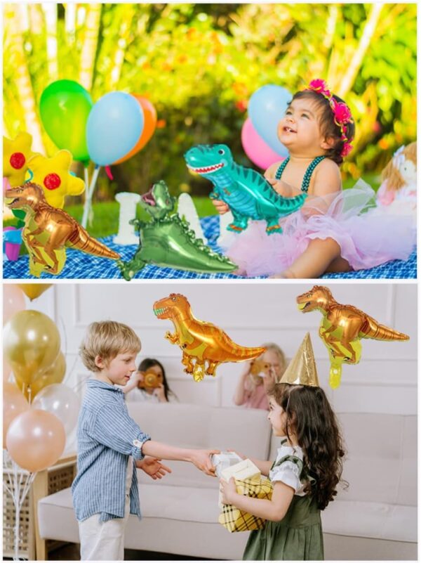 AMFIN® (Pack of 6) Dinosaur Mini Foil Balloon