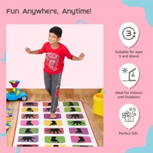Amazon Brand - Jam & Honey Hopscotch Game | Jumbo Kids Play Mat