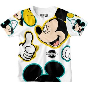 BONKIDS Official Mickey Printed Boys T-Shirt
