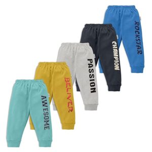 Baby Boys Cotton Printed Track Pants