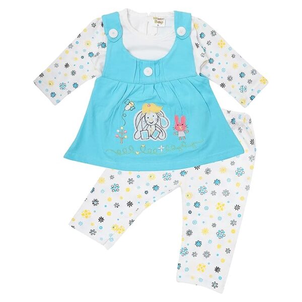 Baby Girls Short Sleeves Frock Dress