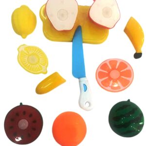 BabyGo Realistic Sliceable 7 Pcs Fruits Cutting Play Toy