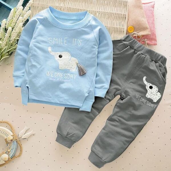 Be Bold Inside & Elegant Outside Baby's Cotton Tshirt Pant Set