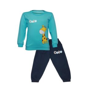 CATCUB Kids Cotton Cute Giraffe Printed Clothing Set